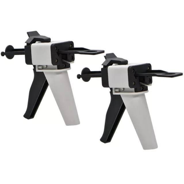 2X Dental Temporary Crown Bridge Dispensers Impression Materials 1:4 Mixing Gun