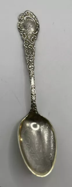 Antique Sterling Silver DIXIE Souvenir Spoon Thomasville GA 4.25” - Carriage