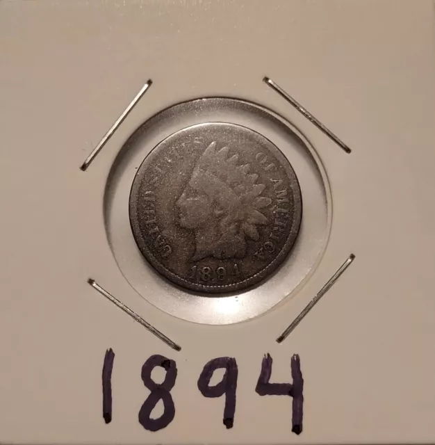 1894 Indian Head Cent Penny 1C