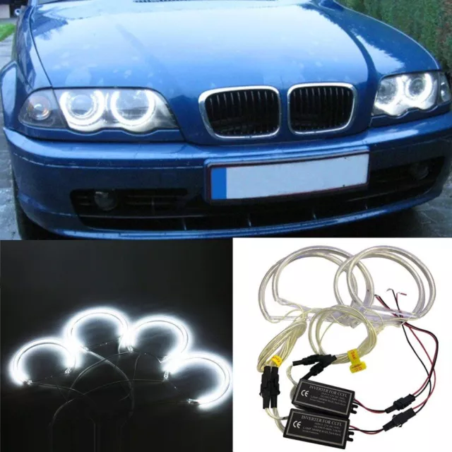 CCFL Angel eyes. Bright white color For BMW E46 Saloon/ Touring 97-06