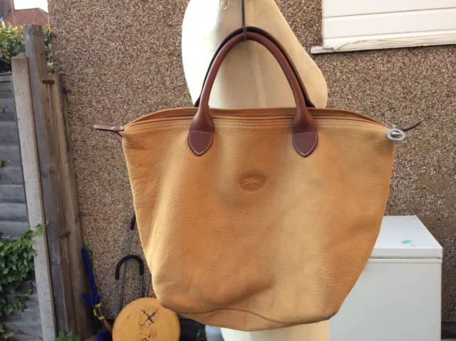 Longchamp bag on sale mustard yellow