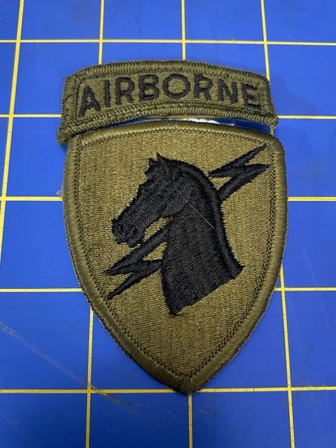 ORIGINAL U.S. ARMY 1st Special Operations Command Airborne Shoulder ...