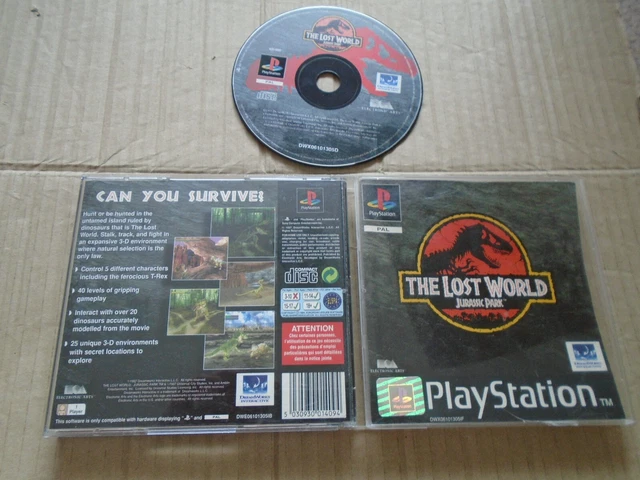 JEU SONY PLAYSTATION 1 THE LOST WORLD JURASSIC PARK PS1 Cd Seul Testé JEU SONY PLAYSTATION 1 THE LOST WORLD JURASSIC PARK PS1 Cd Seul Testé