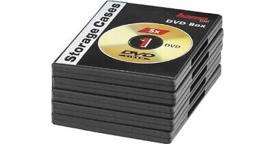 Hama Custodia Rigida per DVD 5 pezzi Colore Nero - 7451297
