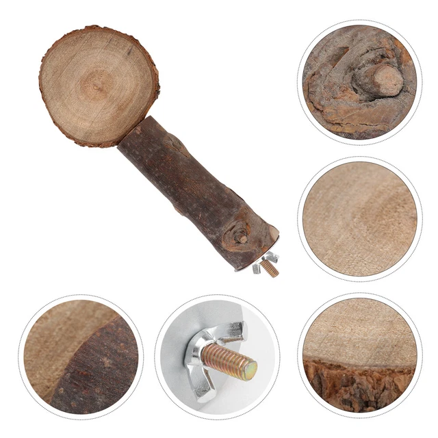 1 stück robuster Papagei stehender Pole Holz Papagei-Bird-Plattform-Gangplank