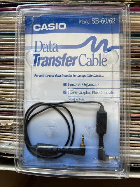 Cable SB-60/62 For Casio BOSS B.O.S.S. Digital Organizers/Diaries Data Cal Power