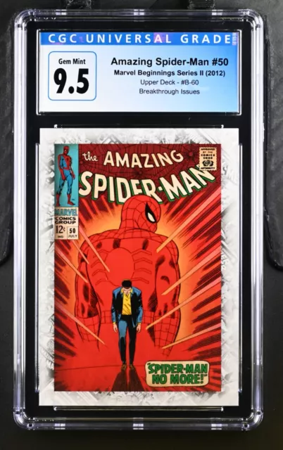 Amazing Spiderman #50 CGC 9.5 - 2012 Marvel Beginnings Breakthrough Issues