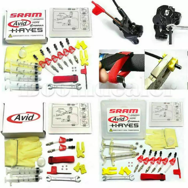 Bicycle Hydraulic Disc Brake Bleed Kit Tools for AVID Formula HYGIA USAGI HAYES