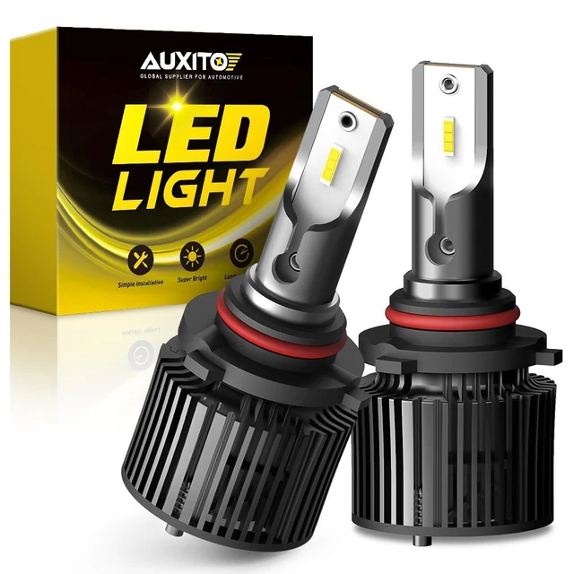 2x Auxito Auto Parts 9005 HB3 LED 6000K Xenon White High Beam Headlight Bulb Kit