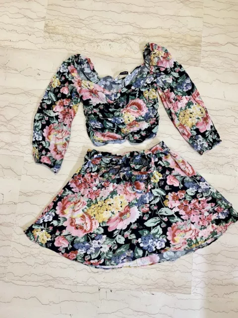 Zara gonna a fiori hotsell