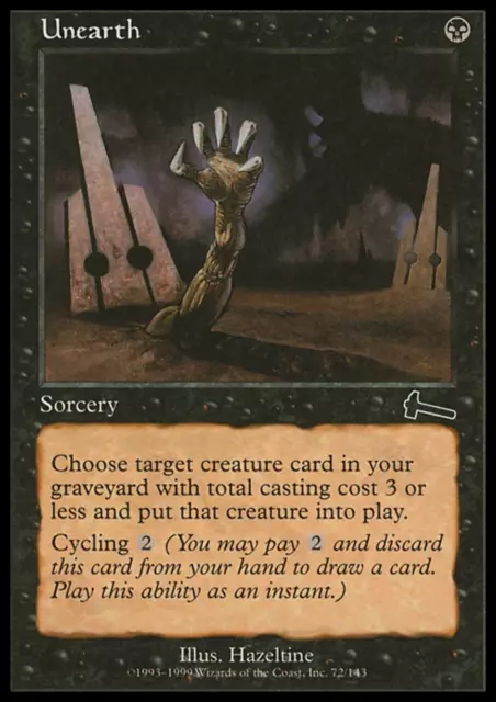 MTG: Unearth - Urza's Legacy - Magic Card