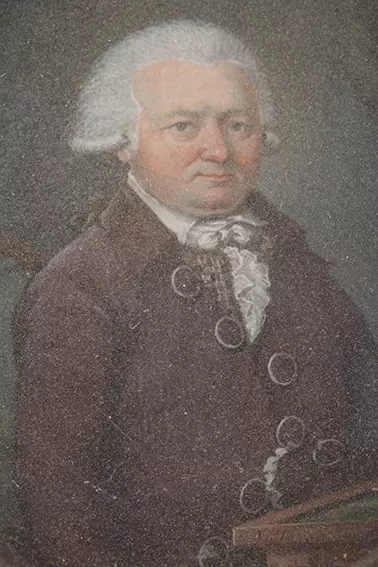 Miniatur-Portrait, ''Adriaan Jonas, Patrizier aus Amsterdam...''  um 1830 2