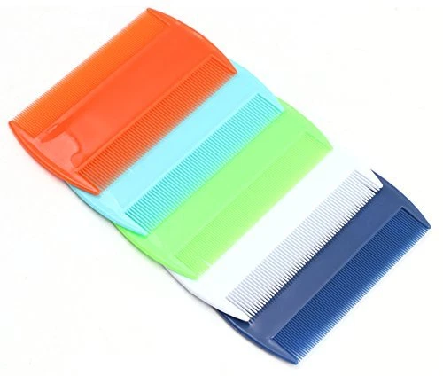 Compact Plastic Ultra Fine Nit LICE Comb Childrens Hair nit remover Dual sides 2