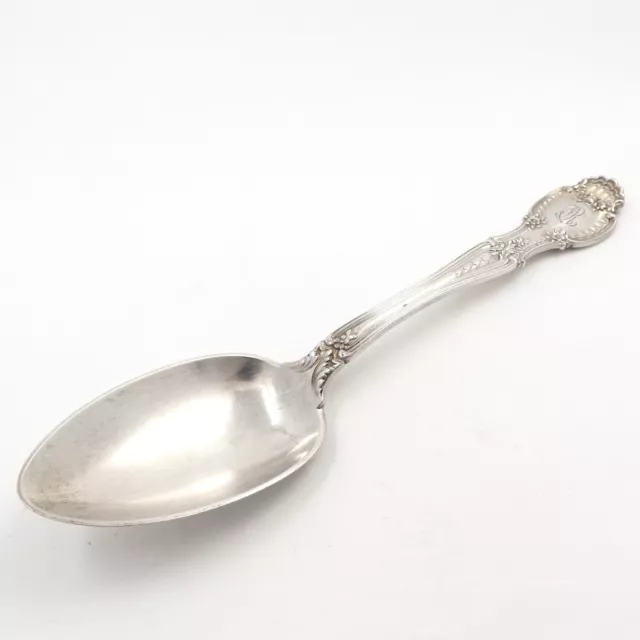 Victorian Tiffany Co Sterling Silver 1892 Richelieu Oval Soup Spoon Monogrammed