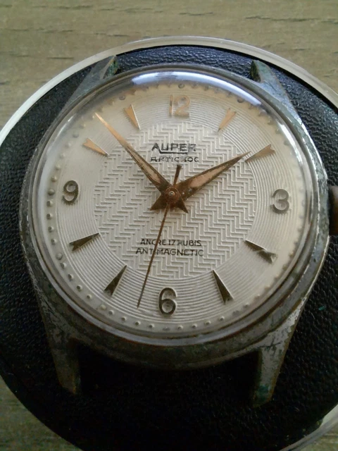Montre Ancienne Pour Dame L'HOSTE - Mécanique à Remontage Manuel, Boîtier Acier Argenté
