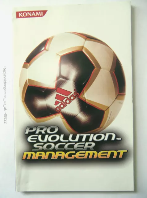 49822 Instruction Booklet - Pro Evolution Soccer Management - Sony PS2 Playstati