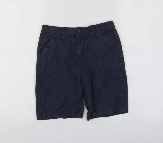 Primark Boys Blue Cotton Chino Shorts Size 11-12 Years Regular