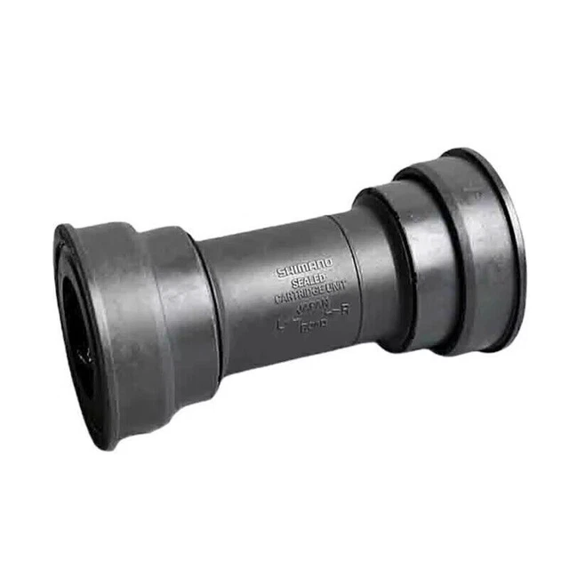 Boîtier De Pédalier SHIMANO 68/122,5mm - Noir - Compatible Multiple Vélos Adultes