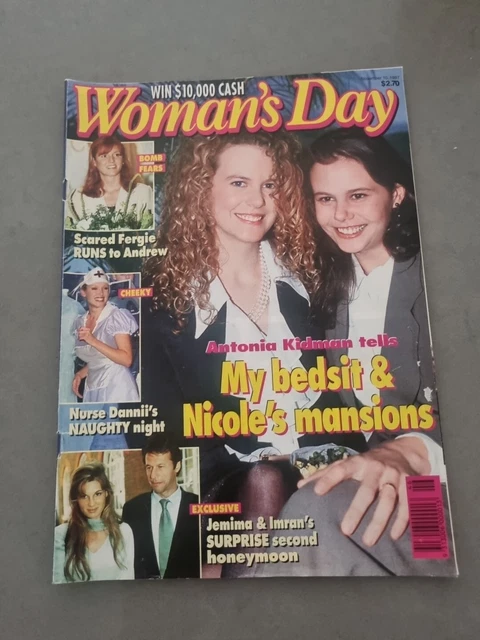Woman S Day Magazine November 1997 Dannii Minogue Nicole Kidman Fergie