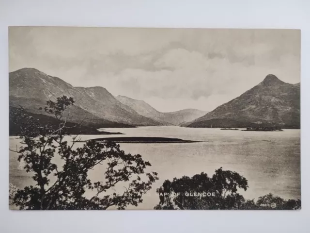 Loch Leven & Pap of Glencoe - Scotland - Old Postcard