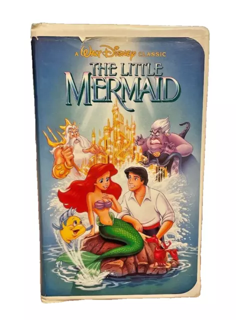 Walt Disney The Little Mermaid VHS Tape Classic Black Diamond # 913