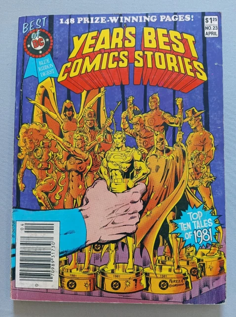 Best Of Dc Blue Ribbon Digest #23, Year's Best Comics Stories, Bronze, Fn+, 1982