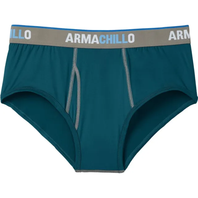 NEW 2 PAIRS mens DULUTH TRADING armachillo fly-front briefs, medium