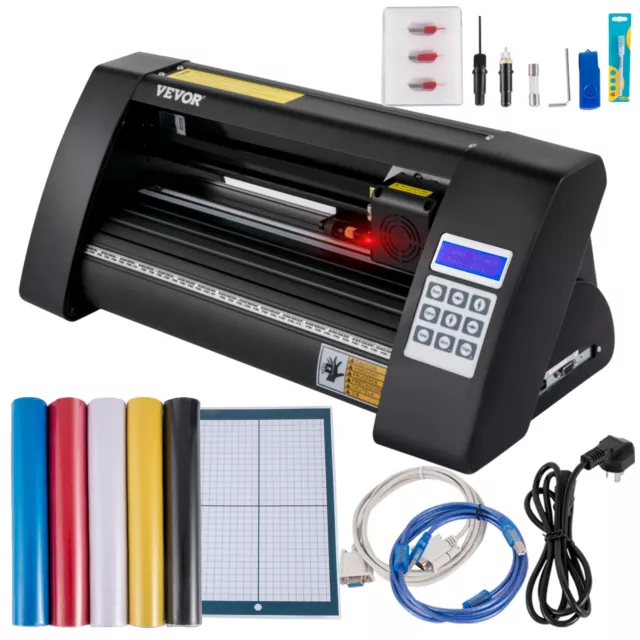 VEVOR Plotter de Découpe Vinyle Traceur de Coupe 375 mm avec Logiciel Signmaster