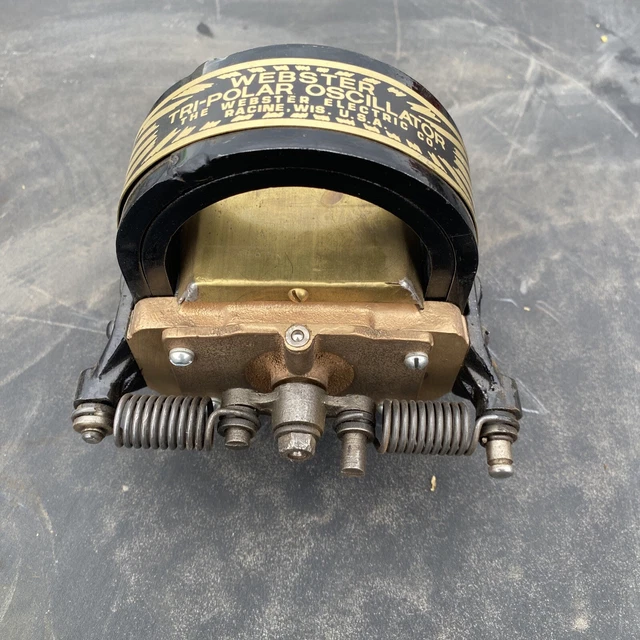 WEBSTER K BRASS BODY MAGNETO Hit and Miss GAS ENGINE Old MAG HOT REBUILT
