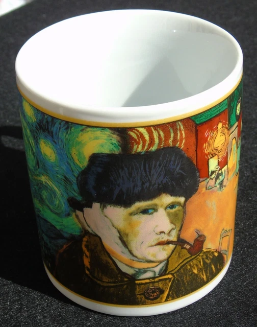 Cafe Arts Coffee Mug Vincent Van Gogh 4 inches Tall