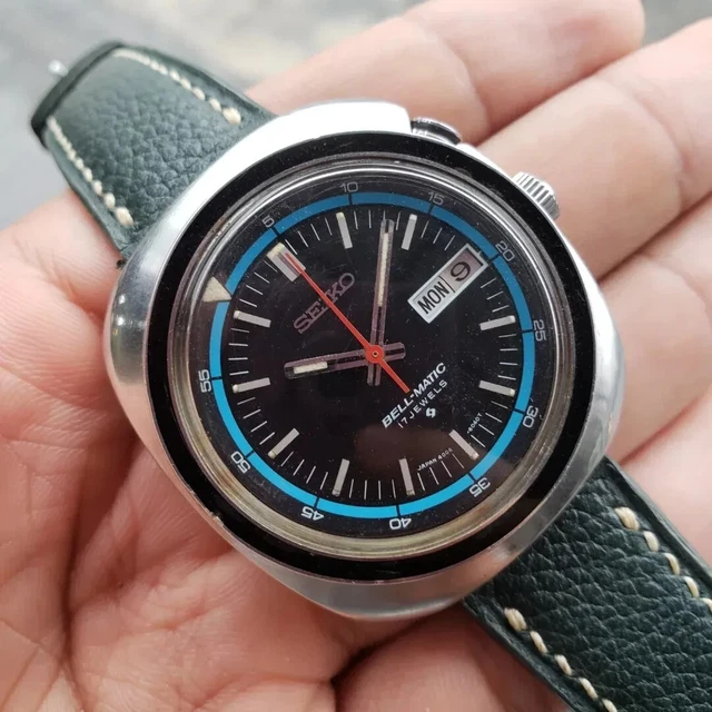 Montre Seiko 5 Automatique Homme, Cadran Noir, Jour/date, 17 Rubis