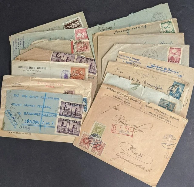 EDW1949SELL: Polen Sammlung Von 15 Abdeckung Mehrheit Sind Registrierte