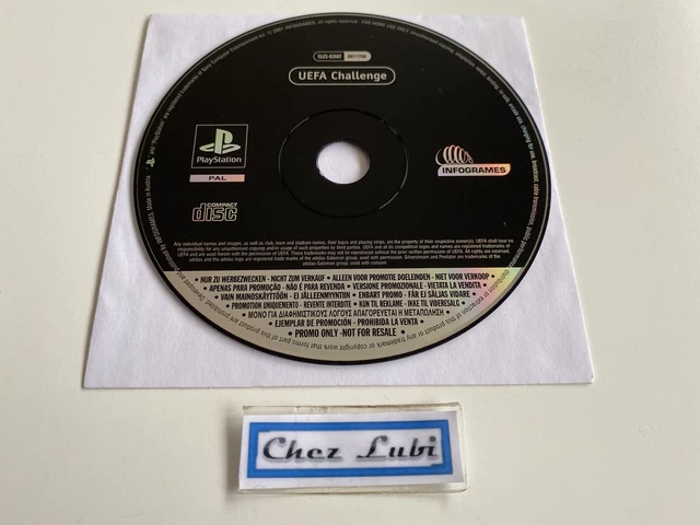 Jeu PS1 UEFA Challenge - Football - Version PAL FR Complète - Bon état