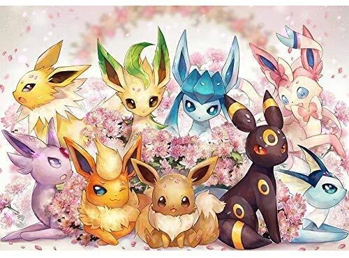 Kit de peinture diamant 5D pour adultes - Peinture diamant Pokémon avec diama...