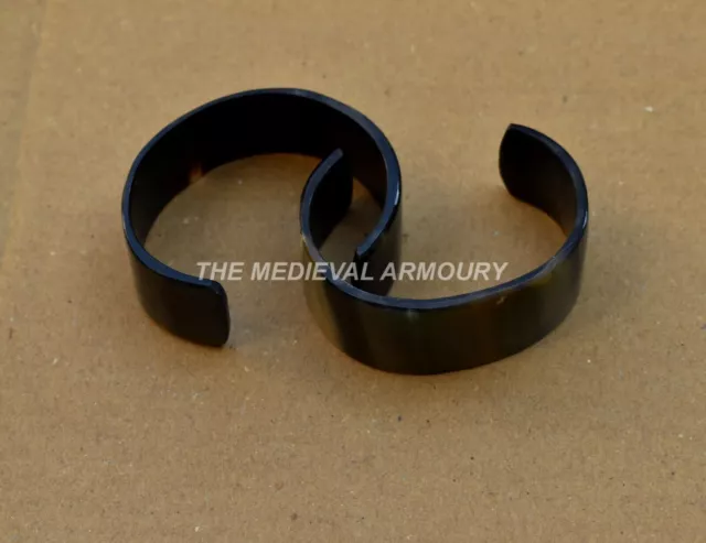 Wikinger-Armband aus mittelalterlichem, natürlichem Büffelhorn