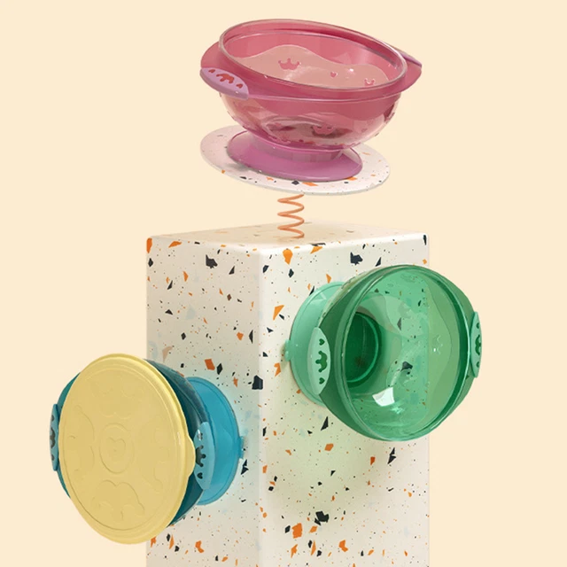 Feeding Bowl Anti-scald Handle No Odor Infant Feeding Training Bowl Toddler