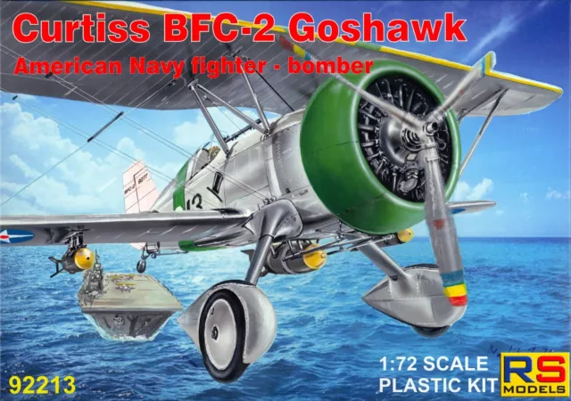 RS Models 1/72 CURTISS BFC-2 GOSHAWK U.S. Navy Fighter