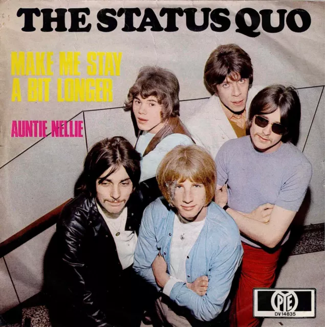 7 45 Status Quo-Make Me Stay A Bit Longer / Auntie Nellie GER Beat Rock