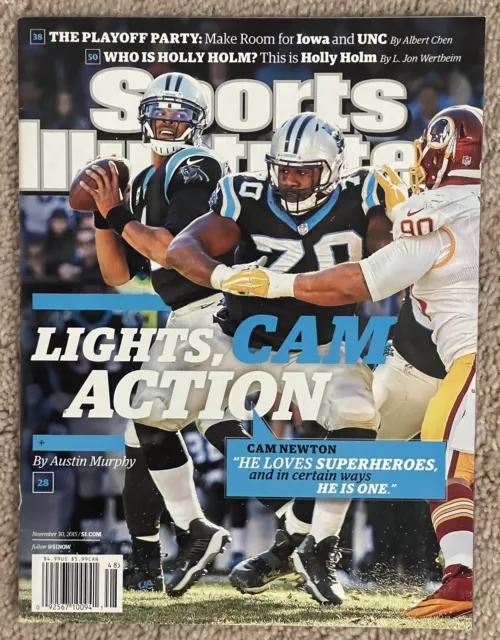 Sports Illustrated 2015 Cam Newton Carolina Panthers-Lights, Cam Action-No Label