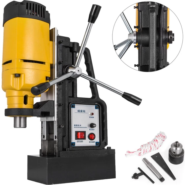 Magnetic Drill Press 1200W with 9/10 Inch (23Mm) Boring Diameter Magnetic Drill