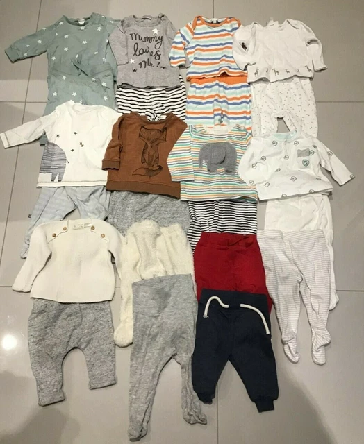 HUGE Bundle Boys Clothes- 0-3 months Top/trousers/joggers Gap, Next, H&M, Newbie