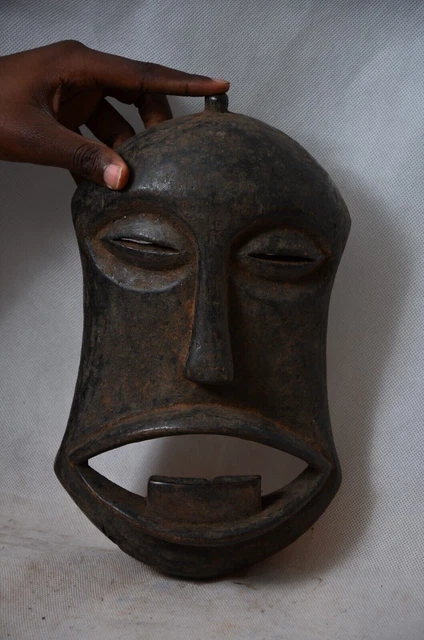 African Tribal Hemba Art Soko Mutu mask from Bahemba tribal (DRC).