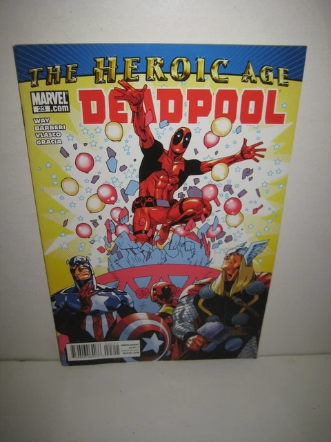 Deadpool #23 2nd Series Captain America Thor Iron Man 2010 Marvel
