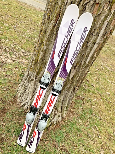 Fischer RC4 120 cm (47.2”) Race Skis Junior with FJ4 Bindings  Made in Austria