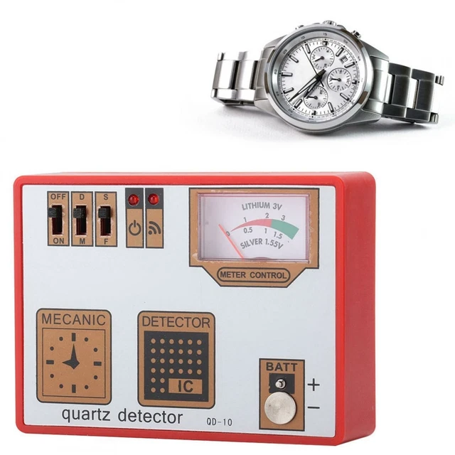 Mini Orologio Meccanico Al Quarzo Strumento Riparazione Smagnetizzatore Orologiaio Tester Rilevatore