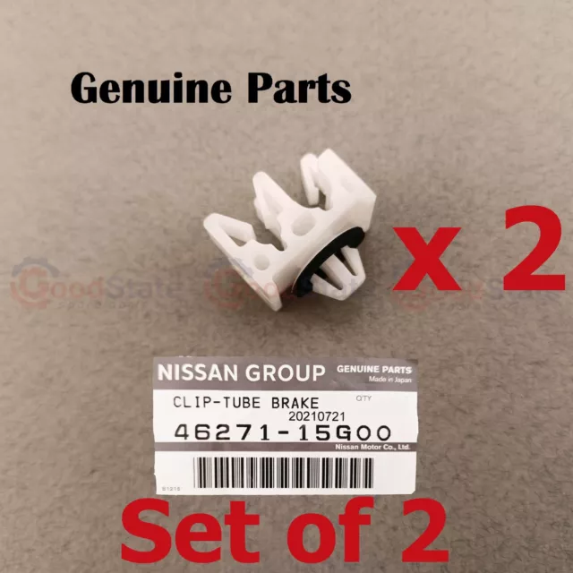 GENUINE Nissan 180SX Silvia S13 Firewall Brake Clutch Line Clip Clamp x2