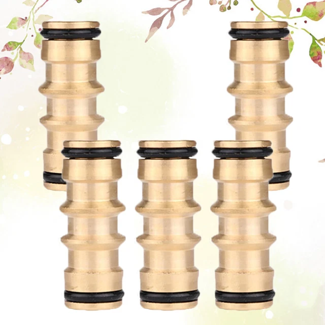 5 PCS Pipe Connector 1/2 Water Hose Connector Metal Hose