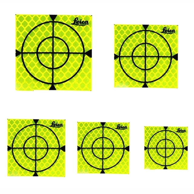 100-Pc20/30/40/50/60mmtotal Station Reflector-Fluorescent Green Reflector Target