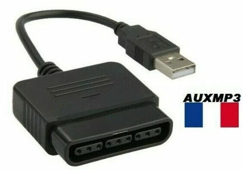 Adaptateur PS/2 Vers USB Pour Clavier Et Souris - Compatible Windows XP à 10