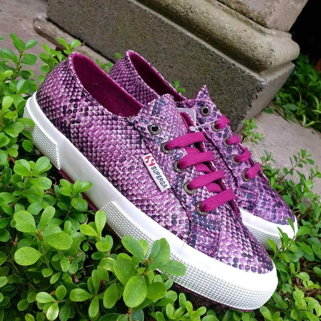 SCARPE DONNA SUPERGA 2750 rettile violet EUR 30 00 PicClick IT
